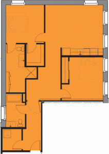 two bedroom apartment A
